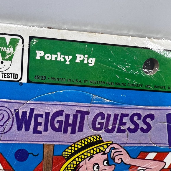 Vintage Set Board Frame Tray Puzzle Porky Pig The Island Of Misfit Toys - Picture 3 of 9